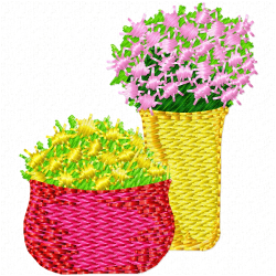 Flowers Embroidery Design 4